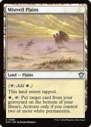 Mistveil Plains |  (386) [Commander: Secrets of Strixhaven]