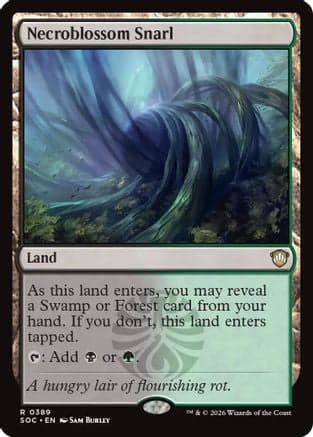 Necroblossom Snarl |  (389) [Commander: Secrets of Strixhaven]