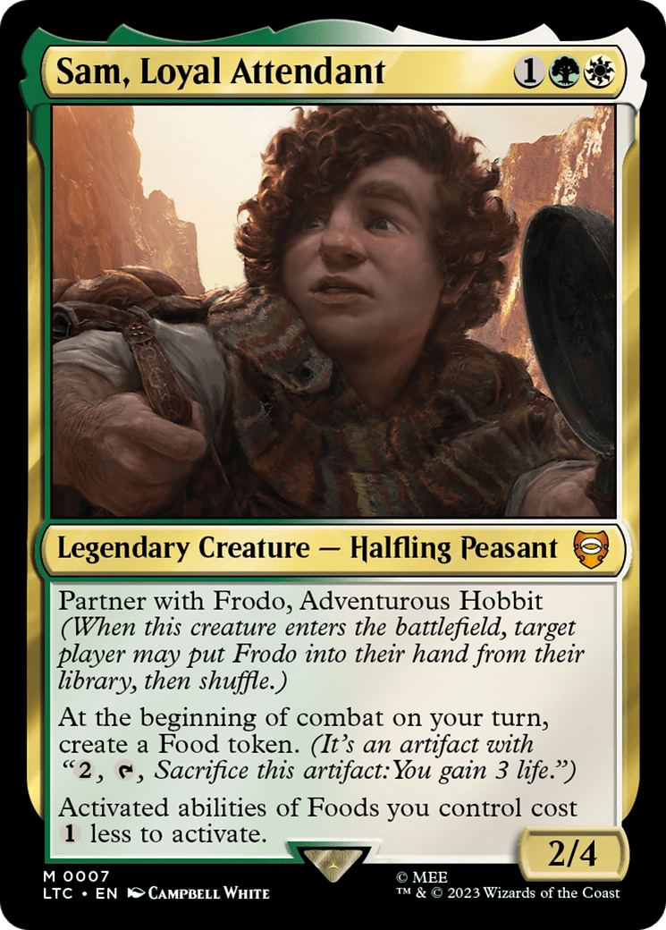 Sam, Loyal Attendant [The Lord of the Rings: Tales of Middle-Earth Commander] Foil