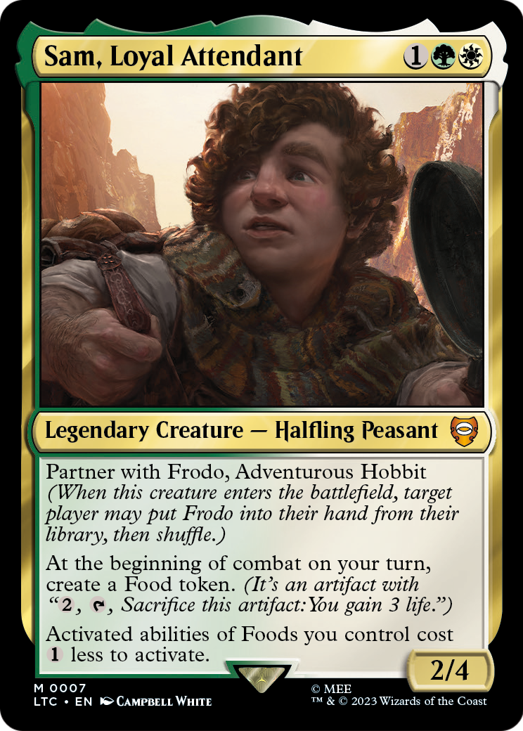 Sam, Loyal Attendant [The Lord of the Rings: Tales of Middle-Earth Commander] Foil