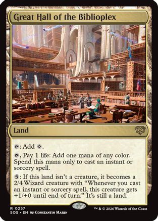 Great Hall of the Biblioplex |  (257) [Secrets of Strixhaven]