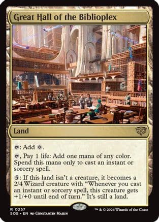 Great Hall of the Biblioplex |  (257) [Secrets of Strixhaven]