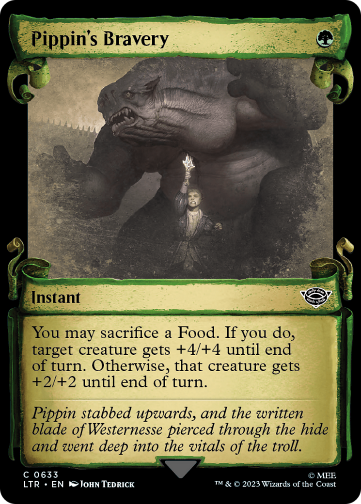 Pippin's Bravery [The Lord of the Rings: Tales of Middle-Earth Showcase Scrolls] Foil