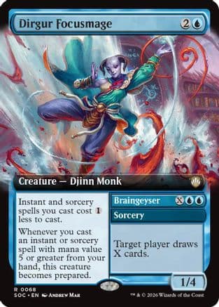 Dirgur Focusmage (Extended Art) |  (068) [Commander: Secrets of Strixhaven]