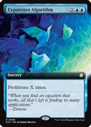 Expansion Algorithm (Extended Art) |  (069) [Commander: Secrets of Strixhaven]