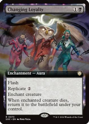 Changing Loyalty (Extended Art) |  (073) [Commander: Secrets of Strixhaven]