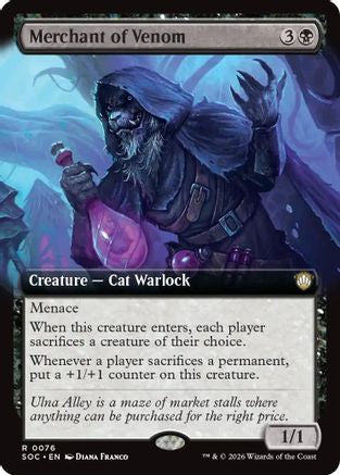 Merchant of Venom (Extended Art) |  (076) [Commander: Secrets of Strixhaven]
