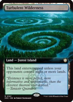 Turbulent Wilderness (Extended Art) |  (107) [Commander: Secrets of Strixhaven]