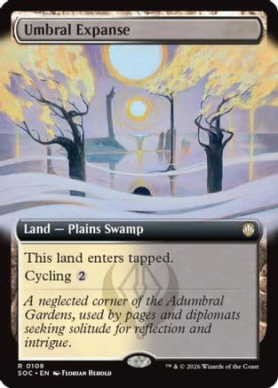 Umbral Expanse (Extended Art) |  (108) [Commander: Secrets of Strixhaven]