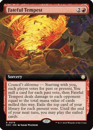 Fateful Tempest (Extended Art) |  (079) [Commander: Secrets of Strixhaven]