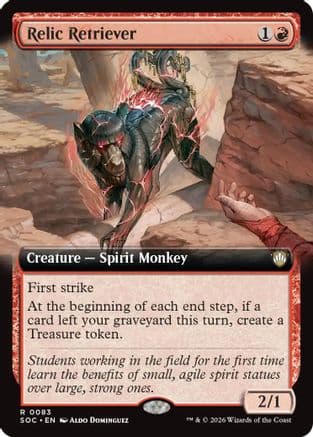 Relic Retriever (Extended Art) |  (083) [Commander: Secrets of Strixhaven]