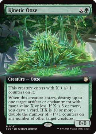 Kinetic Ooze (Extended Art) |  (087) [Commander: Secrets of Strixhaven]