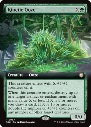 Kinetic Ooze (Extended Art) |  (087) [Commander: Secrets of Strixhaven]