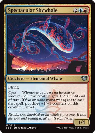 Spectacular Skywhale |  (229) [Secrets of Strixhaven]