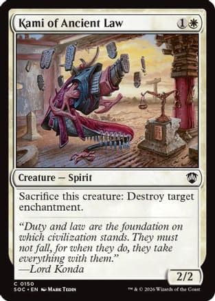 Kami of Ancient Law |  (150) [Commander: Secrets of Strixhaven]