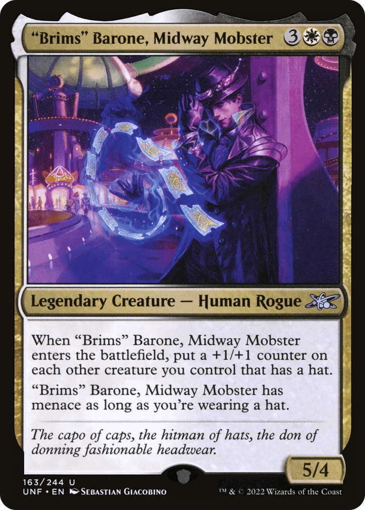 "Brims" Barone, Midway Mobster [Unfinity] Foil