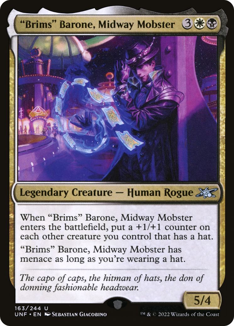 "Brims" Barone, Midway Mobster [Unfinity] Foil