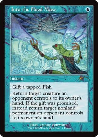 Into the Flood Maw (Retro Frame) |  (001) [WPN & Gateway Promos]