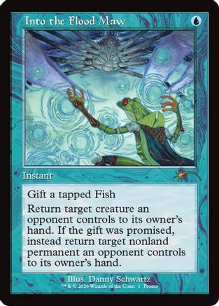 Into the Flood Maw (Retro Frame) |  (001) [WPN & Gateway Promos]