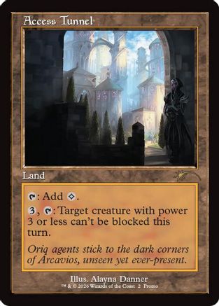 Access Tunnel (Retro Frame) |  Foil (002) [WPN & Gateway Promos]