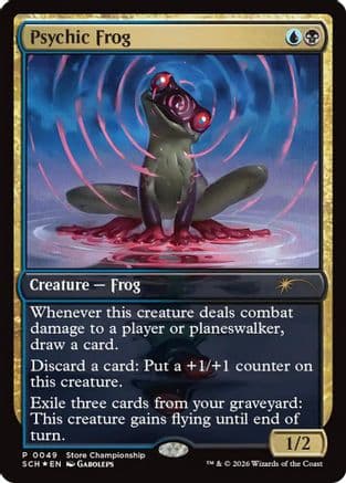 Psychic Frog |  Foil (049) [Game Day & Store Championship Promos]