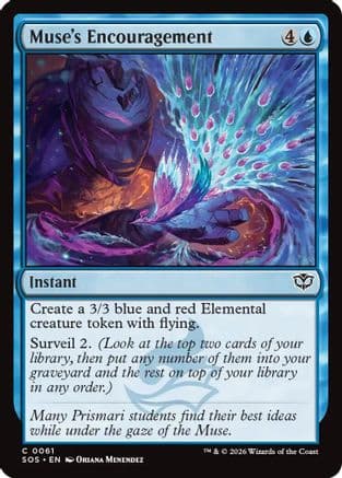 Muse's Encouragement |  Foil (061) [Secrets of Strixhaven]