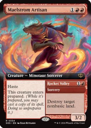 Maelstrom Artisan (Extended Art) |  Foil (334) [Secrets of Strixhaven]