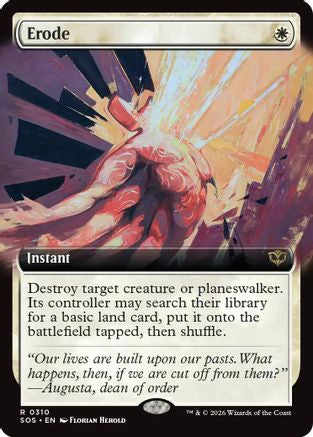 Erode (Extended Art) |  (310) [Secrets of Strixhaven]