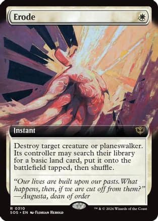 Erode (Extended Art) |  (310) [Secrets of Strixhaven]