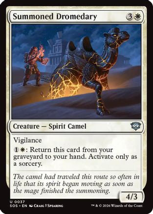 Summoned Dromedary |  Foil (037) [Secrets of Strixhaven]