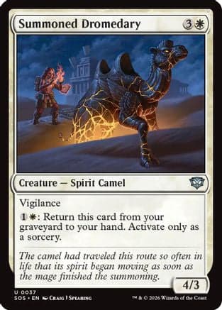 Summoned Dromedary |  (037) [Secrets of Strixhaven]