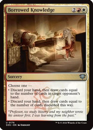 Borrowed Knowledge |  Foil (178) [Secrets of Strixhaven]