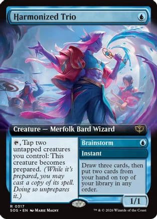 Harmonized Trio (Extended Art) |  (317) [Secrets of Strixhaven]