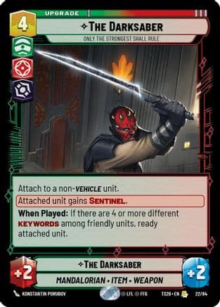 The Darksaber - Only the Strongest Shall Rule |  (22/84)  [Twin Suns]