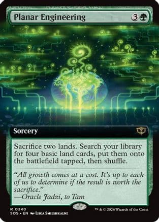 Planar Engineering (Extended Art) |  Foil (340) [Secrets of Strixhaven]