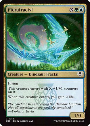 Pterafractyl |  Foil (215) [Secrets of Strixhaven]