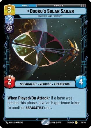 Dooku's Solar Sailer - Beautiful and Expensive |  (38/84)  [Twin Suns]