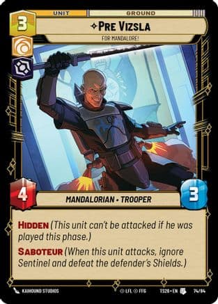 Pre Vizsla - For Mandalore! |  (74/84)  [Twin Suns]