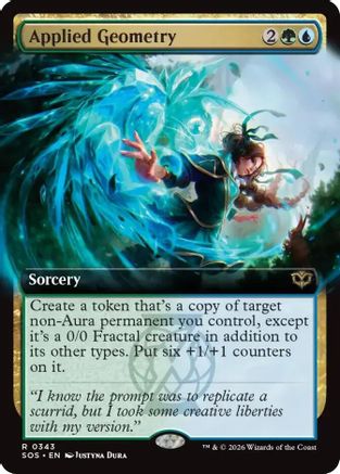 Applied Geometry (Extended Art) |  Foil (343) [Secrets of Strixhaven]
