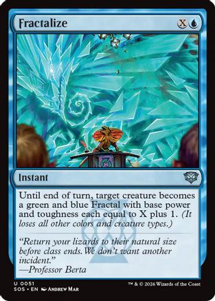 Fractalize |  (051) [Secrets of Strixhaven]