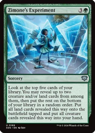 Zimone's Experiment |  Foil (169) [Secrets of Strixhaven]