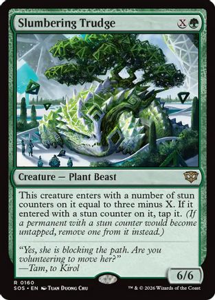 Slumbering Trudge |  Foil (160) [Secrets of Strixhaven]