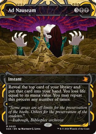 Ad Nauseam |  Foil (025) [Secrets of Strixhaven: Mystical Archive]