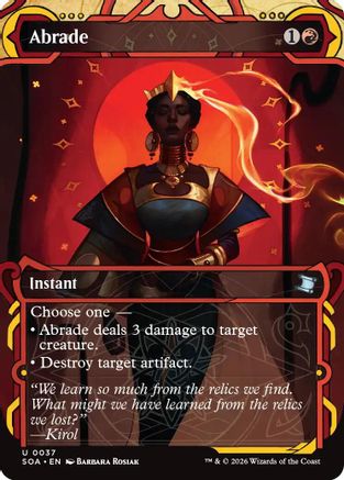 Abrade |  (037) [Secrets of Strixhaven: Mystical Archive]
