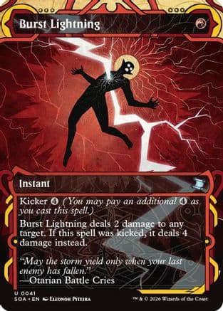 Burst Lightning |  Foil (041) [Secrets of Strixhaven: Mystical Archive]