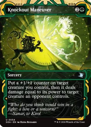Knockout Maneuver |  Foil (054) [Secrets of Strixhaven: Mystical Archive]