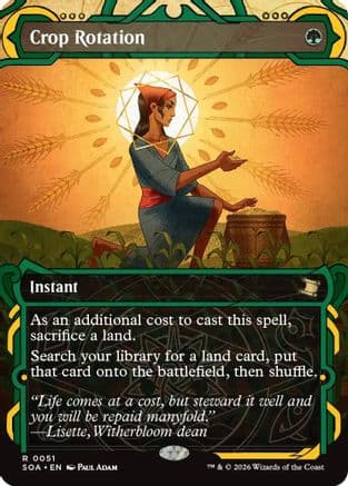 Crop Rotation |  Foil (051) [Secrets of Strixhaven: Mystical Archive]