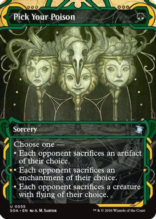 Pick Your Poison |  Foil (055) [Secrets of Strixhaven: Mystical Archive]