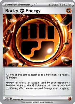 Rocky Fighting Energy (Non-Holo) 087/088 - Deck Exclusives