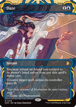 Daze |  Foil (015) [Secrets of Strixhaven: Mystical Archive]